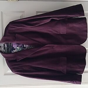 Apostrophe Jackets $ Coat Velvet Jacket with lace Additions inside